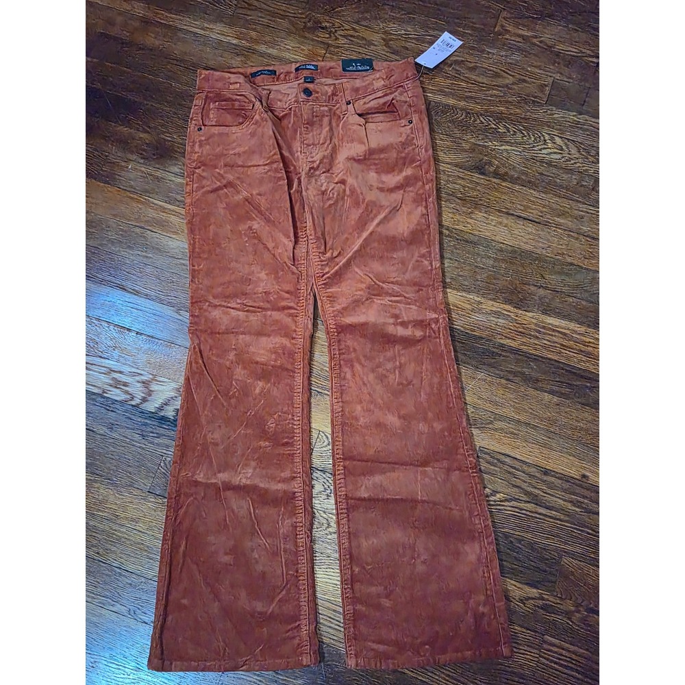 Wild Fable Rust Orange Corduroy Low Rise Flare Pants Size 8 NWT Boho Cottagecore